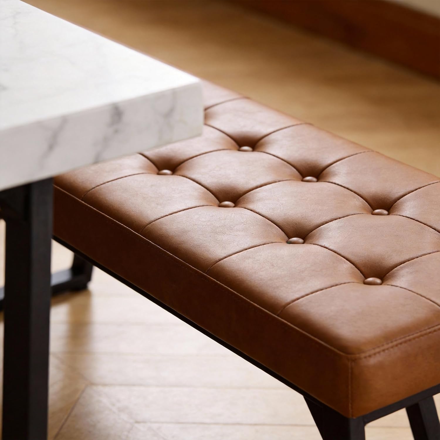 Caramel 5pc Corner Dining Nook Set