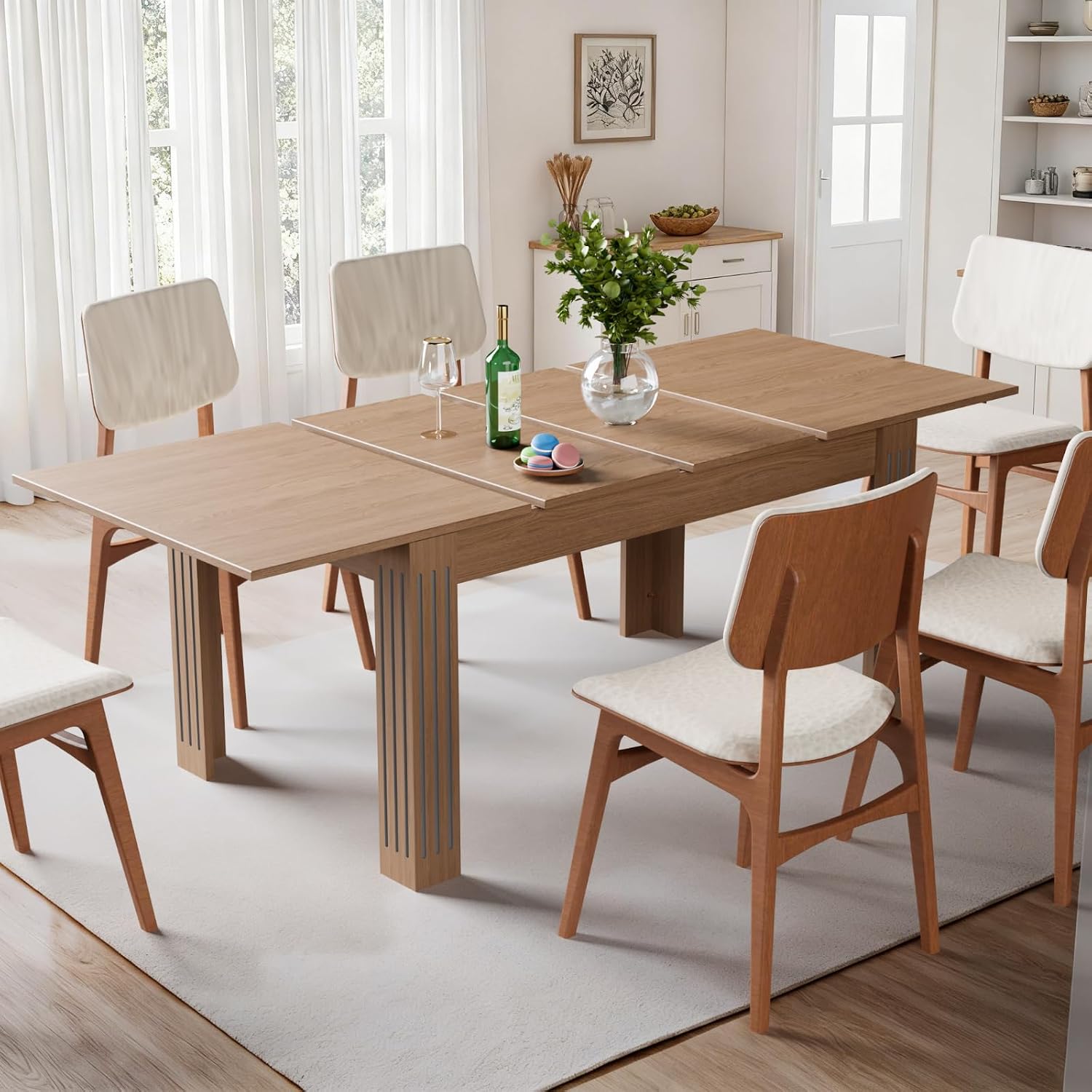 Extendable Rectangular Dining Table