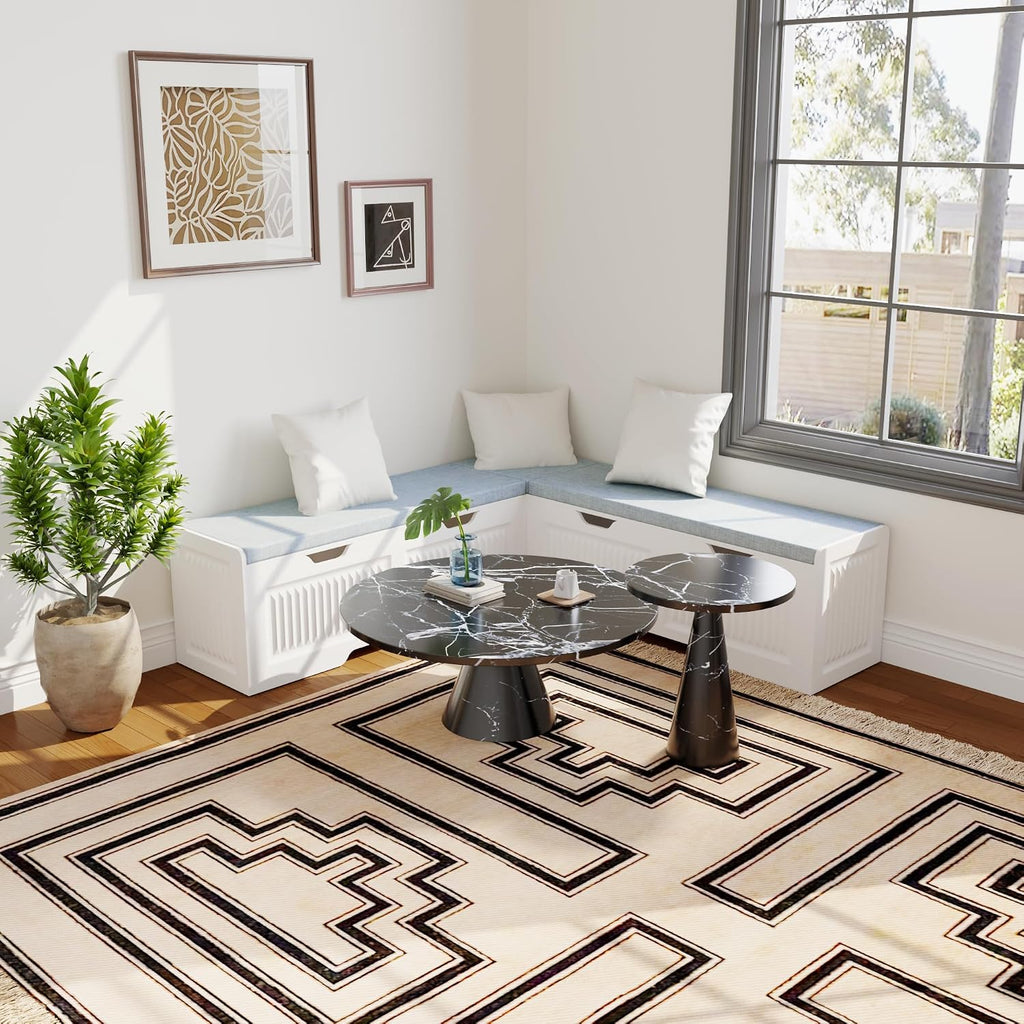 Storage L-Shaped Dining Nook Bench