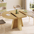 Natural Wooden Extendable Table