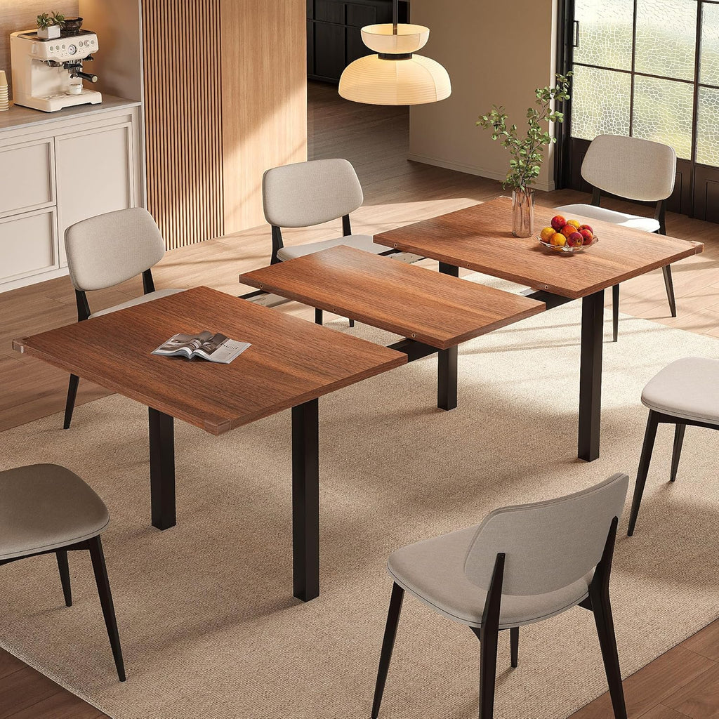 Walnut Farmhouse Extendable Table